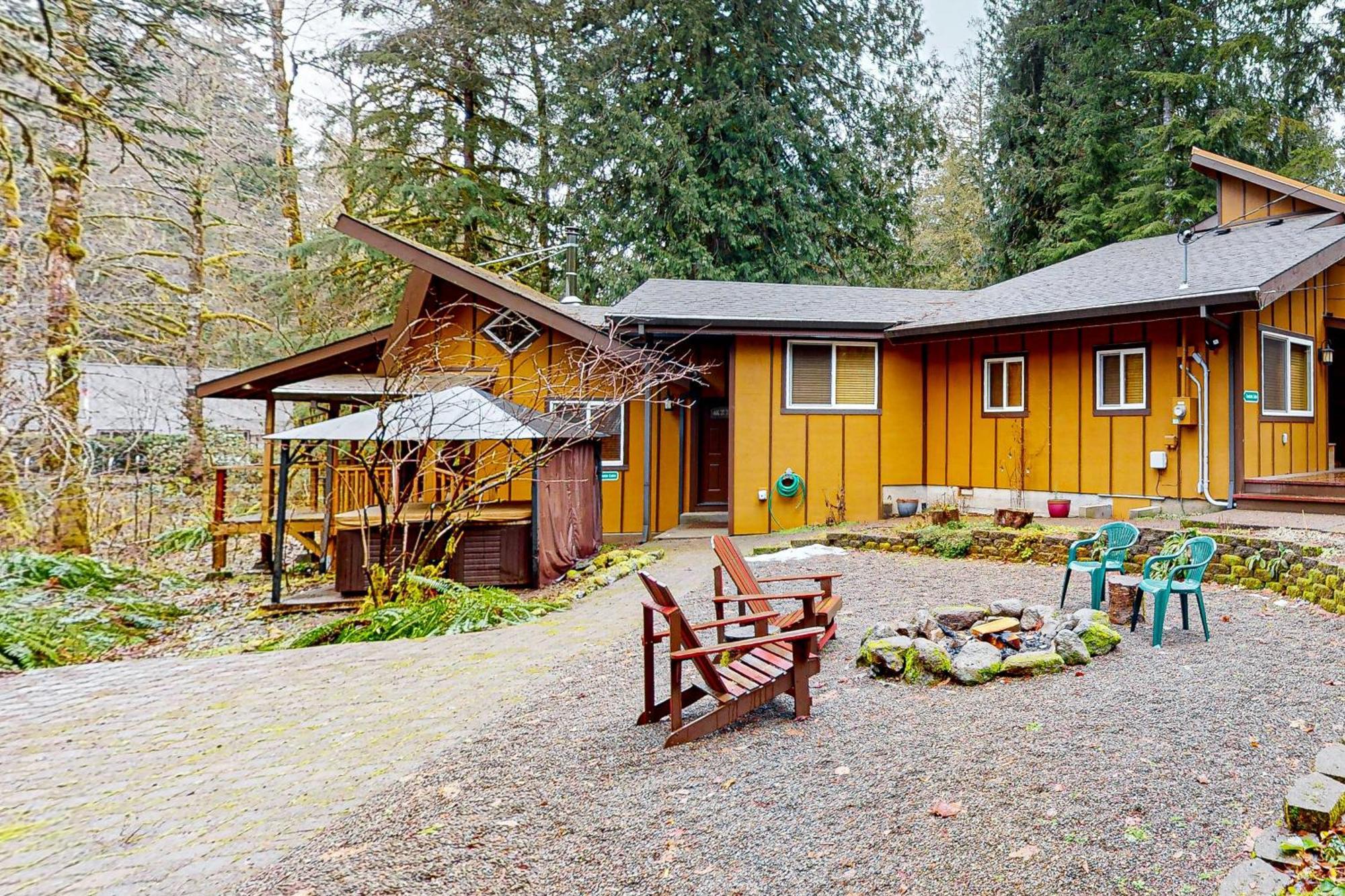 Creekside Cabin Rhododendron Ngoại thất bức ảnh
